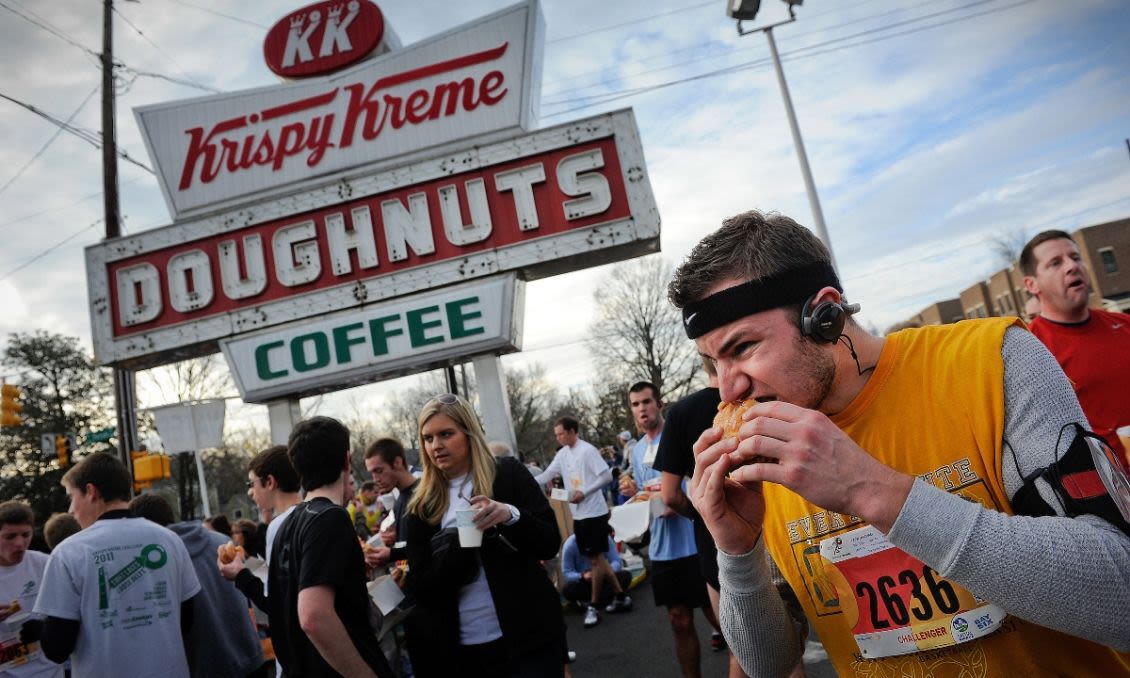 february in raleigh krispy kreme challenge