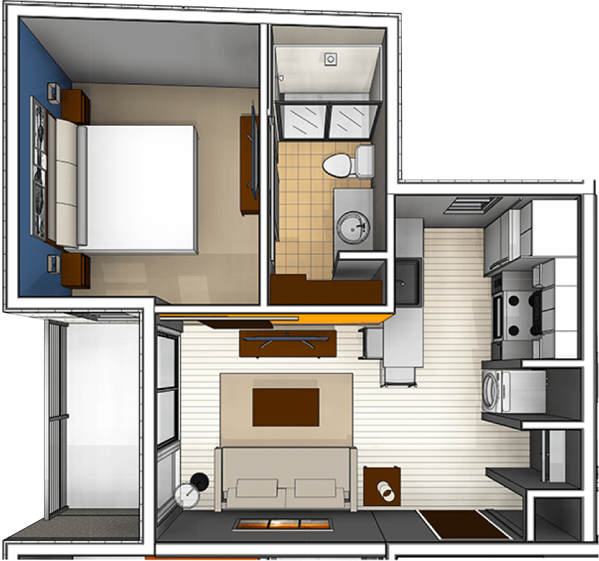 One Bedroom Residence